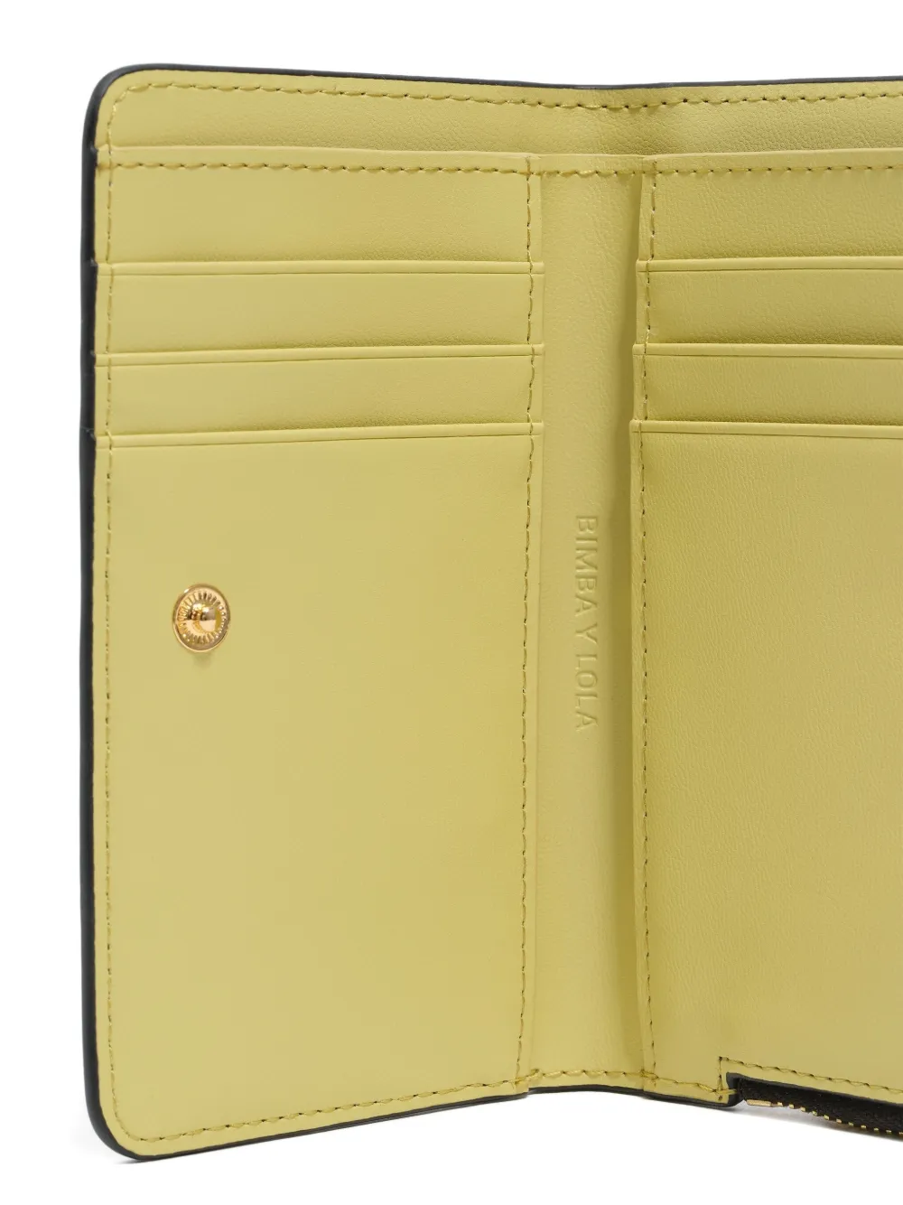 Bimba Y Lola Crocodile-effect Zip-around Wallet In Black