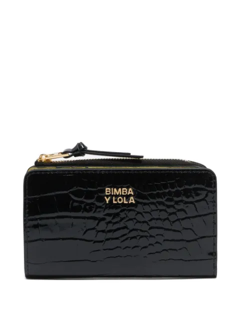 Bimba y Lola cartera con efecto de piel de cocodrilo