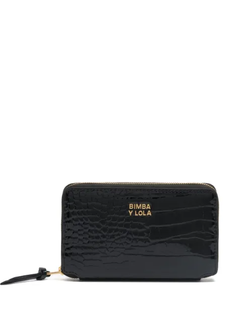 Bimba y Lola cartera con efecto de piel de cocodrilo
