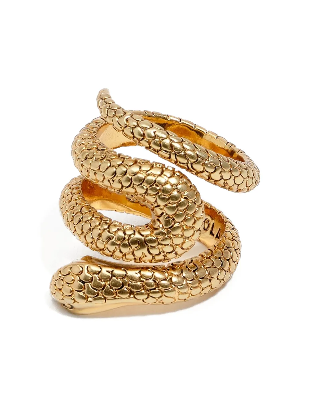 Bimba y Lola textured spiral ring | Image 2