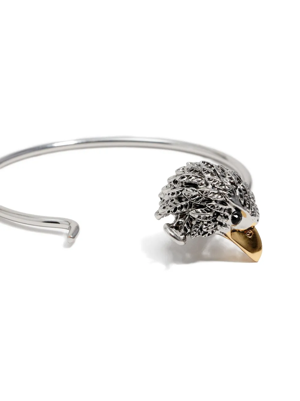 Bimba Y Lola Eagle-head Bangle Bracelet In Metallic
