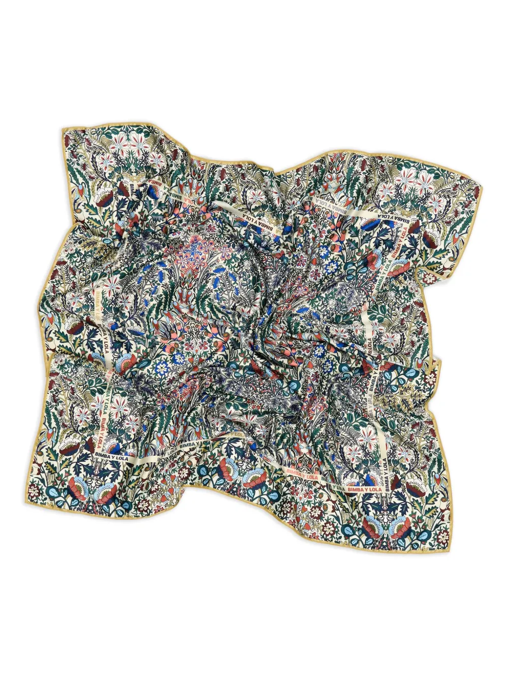 Bimba y Lola floral-print square scarf | Image 2