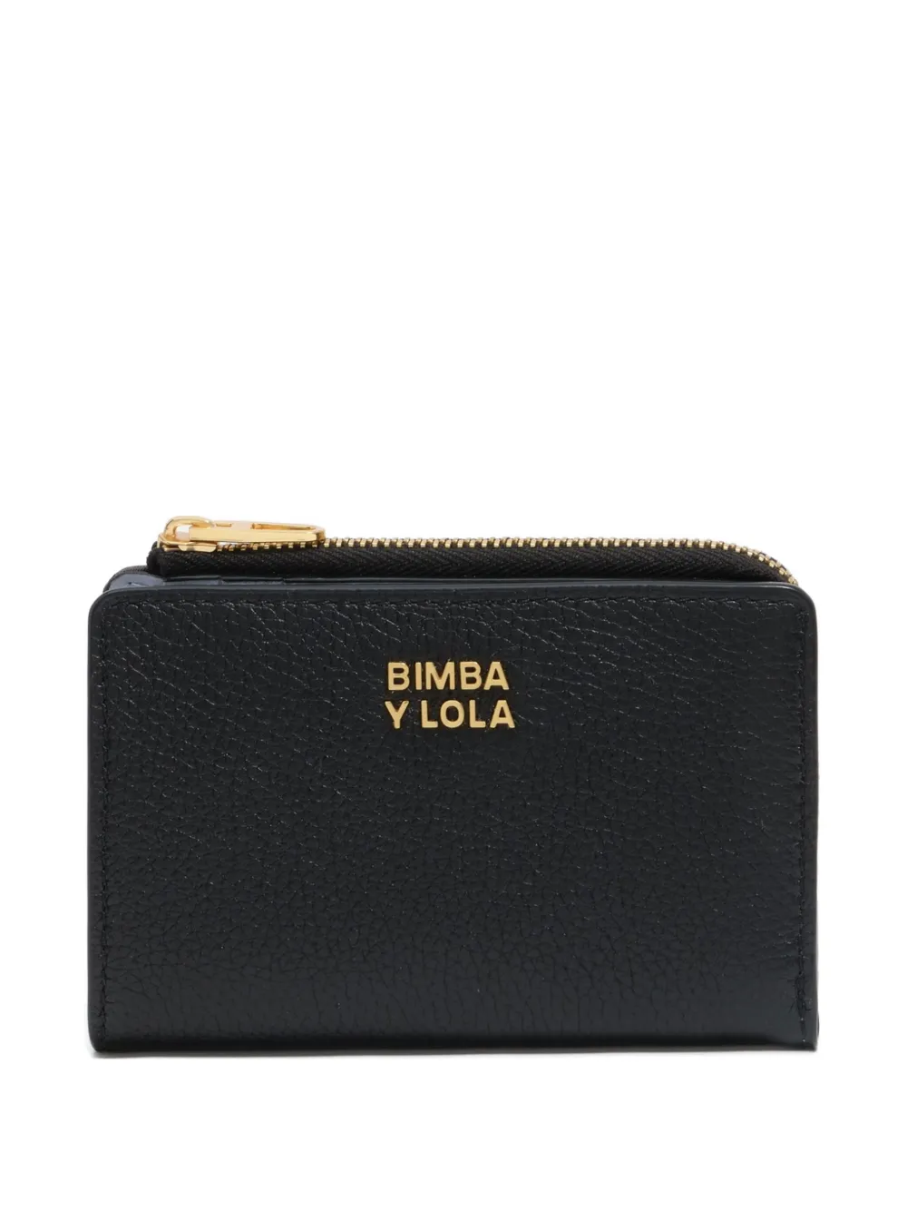 Bimba Y Lola Zip-fastening Leather Wallet In Black