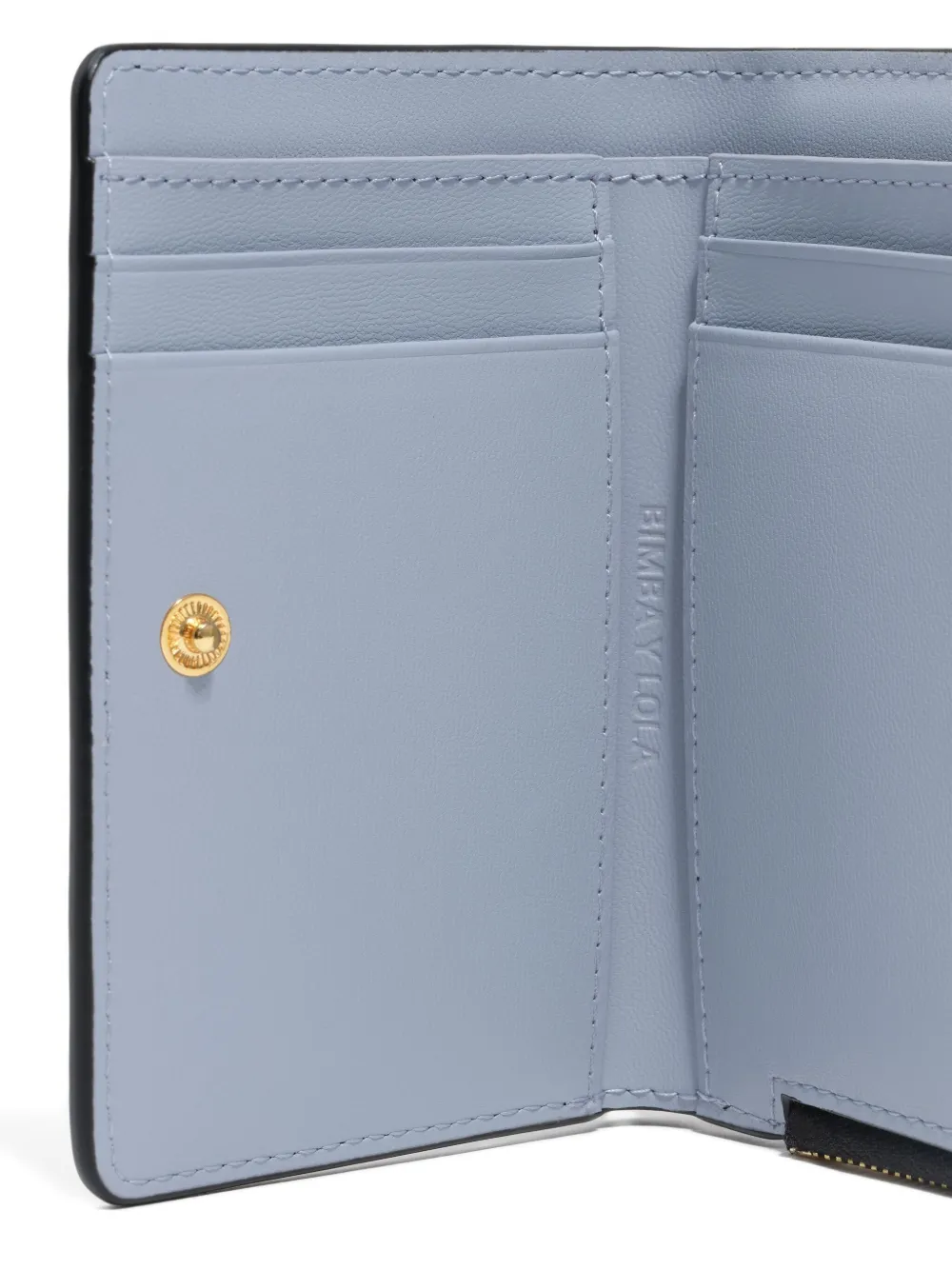 Bimba Y Lola Zip-fastening Leather Wallet In Gold