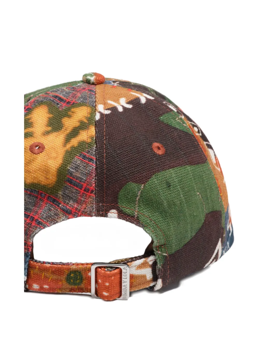 Bimba Y Lola Travellers Patchwork Baseball Cap In Multi