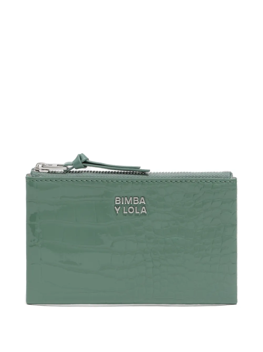 Bimba y Lola cartera con cierre en relieve | verde | Image 1