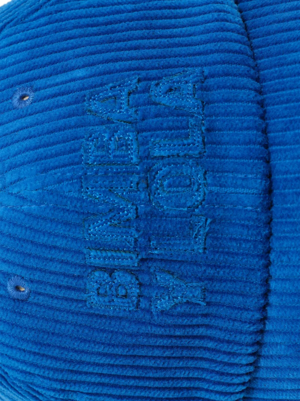 Bimba Y Lola Corduroy Logo Cap In Blue