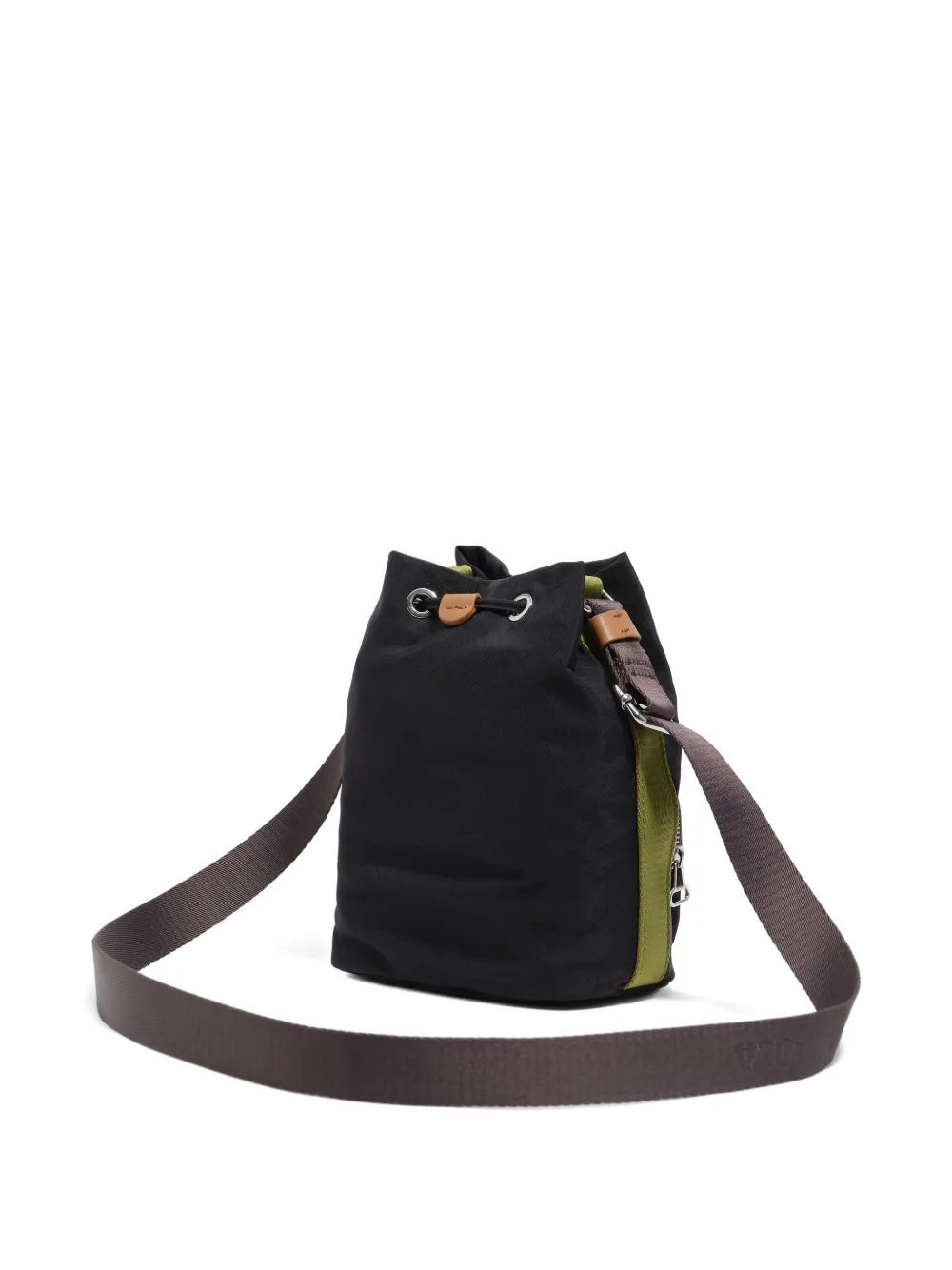 Bimba Y Lola Drawstring Bucket Bag In Black