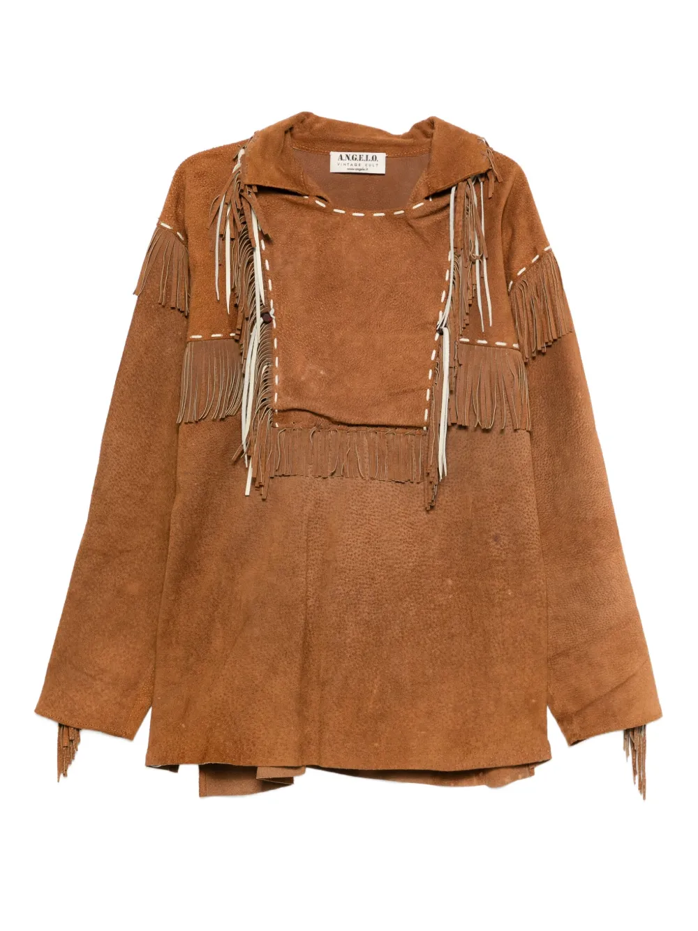 A.N.G.E.L.O. Vintage Cult 2000s スエードシャツ - ブラウン A.N.G.E.L.O. Vintage Cult 2000s スエードシャツ - ブラウン