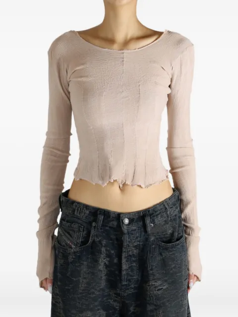 Marc Le Bihan open-back long-sleeve top