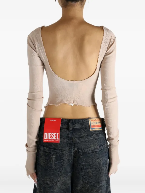 MARC LE BIHAN トップス Marc Le Bihan open-back long-sleeve Top