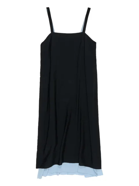Bimba y Lola square-neck layered midi dress