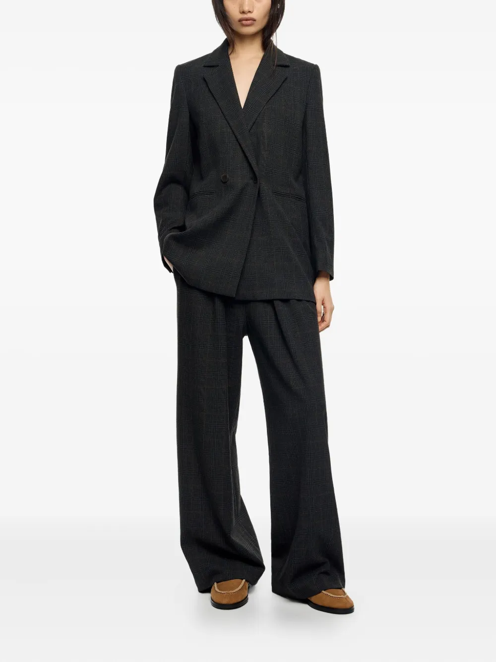 Bimba y Lola pleated check-print trousers | High Waisted Pants | Image 2