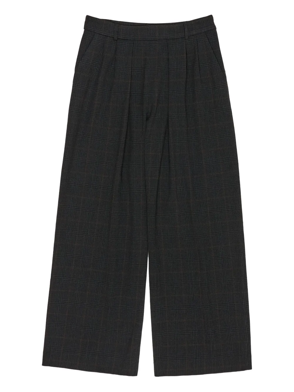 Bimba y Lola pleated check-print trousers | Grey | Image 1