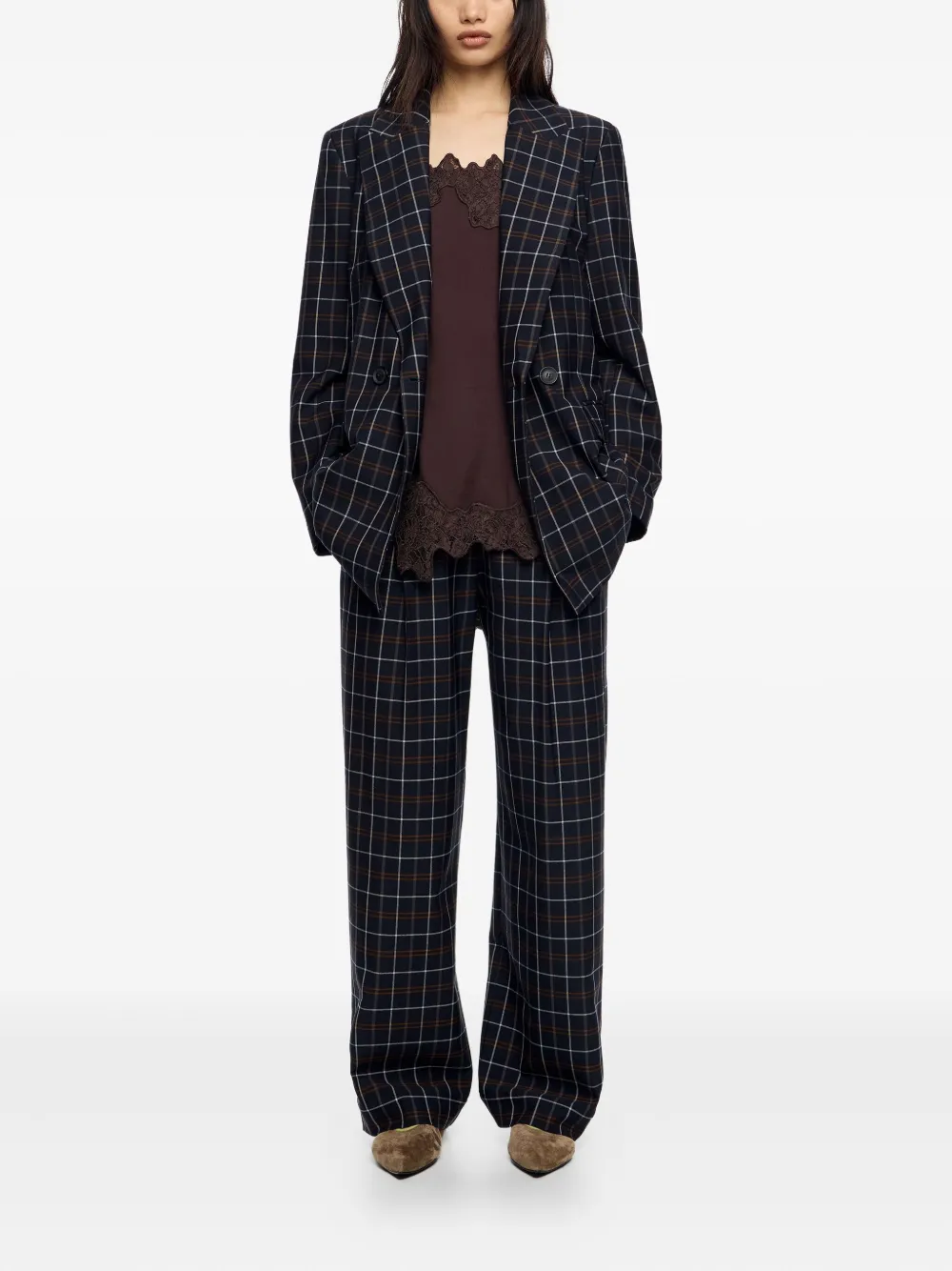 Bimba y Lola double-breasted checked blazer | Blazers | Image 2