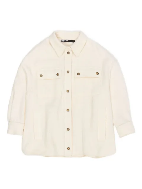 Bimba y Lola buttoned flap-pocket shirt