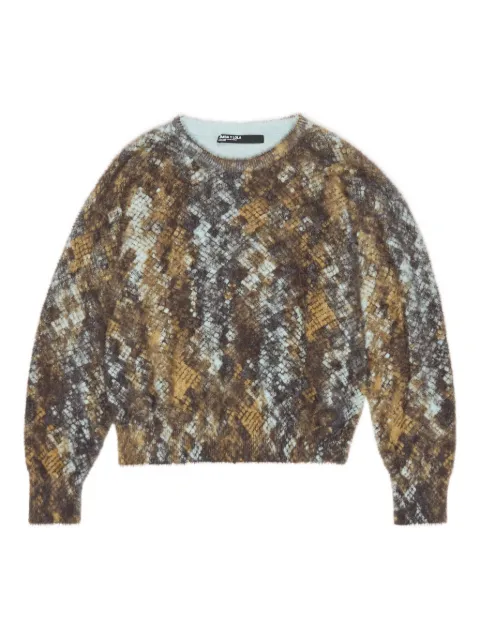 Bimba y Lola snakeskin-pattern sweater