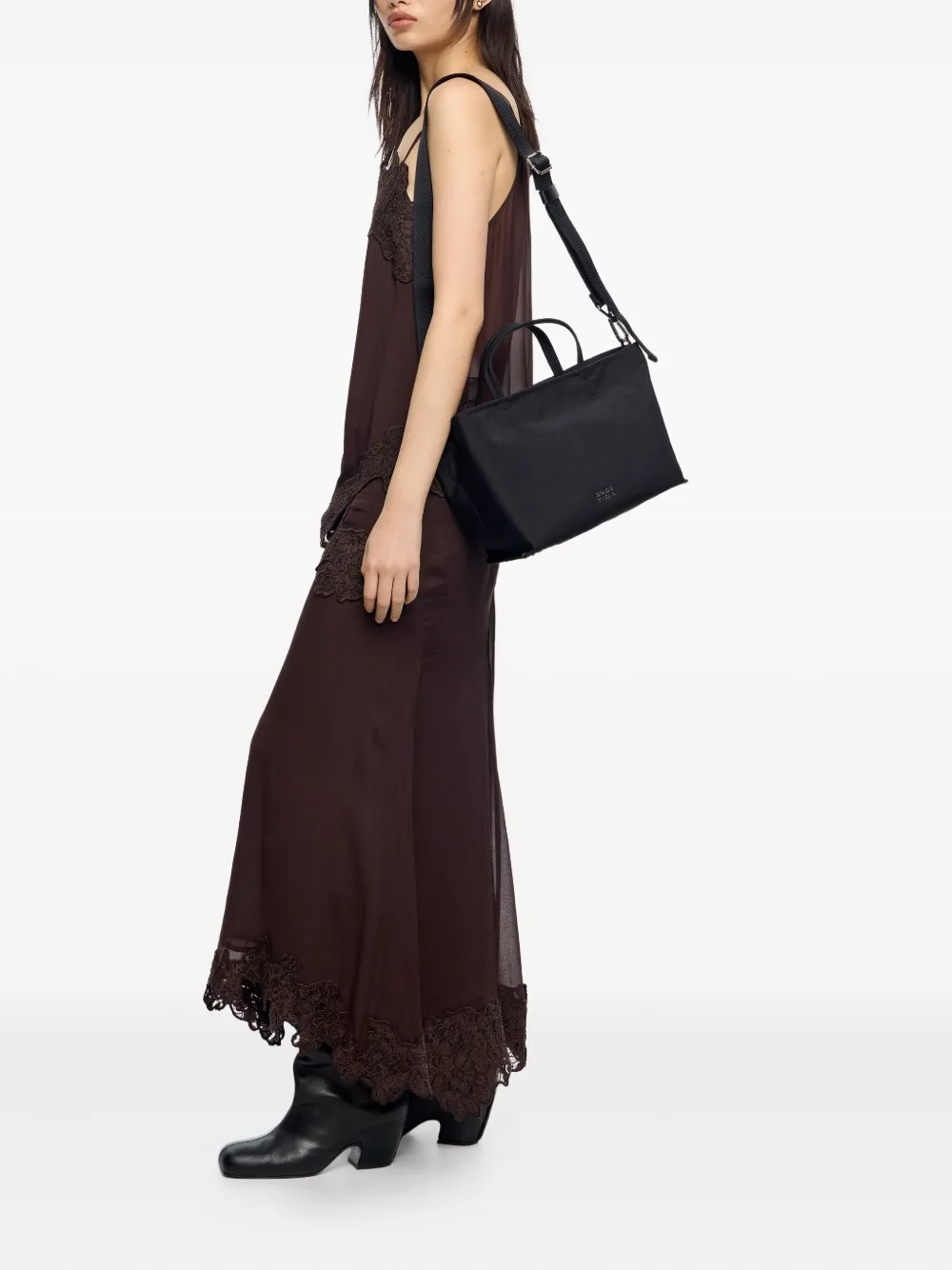 Bimba Y Lola Chihuahua Tote Bag In Black