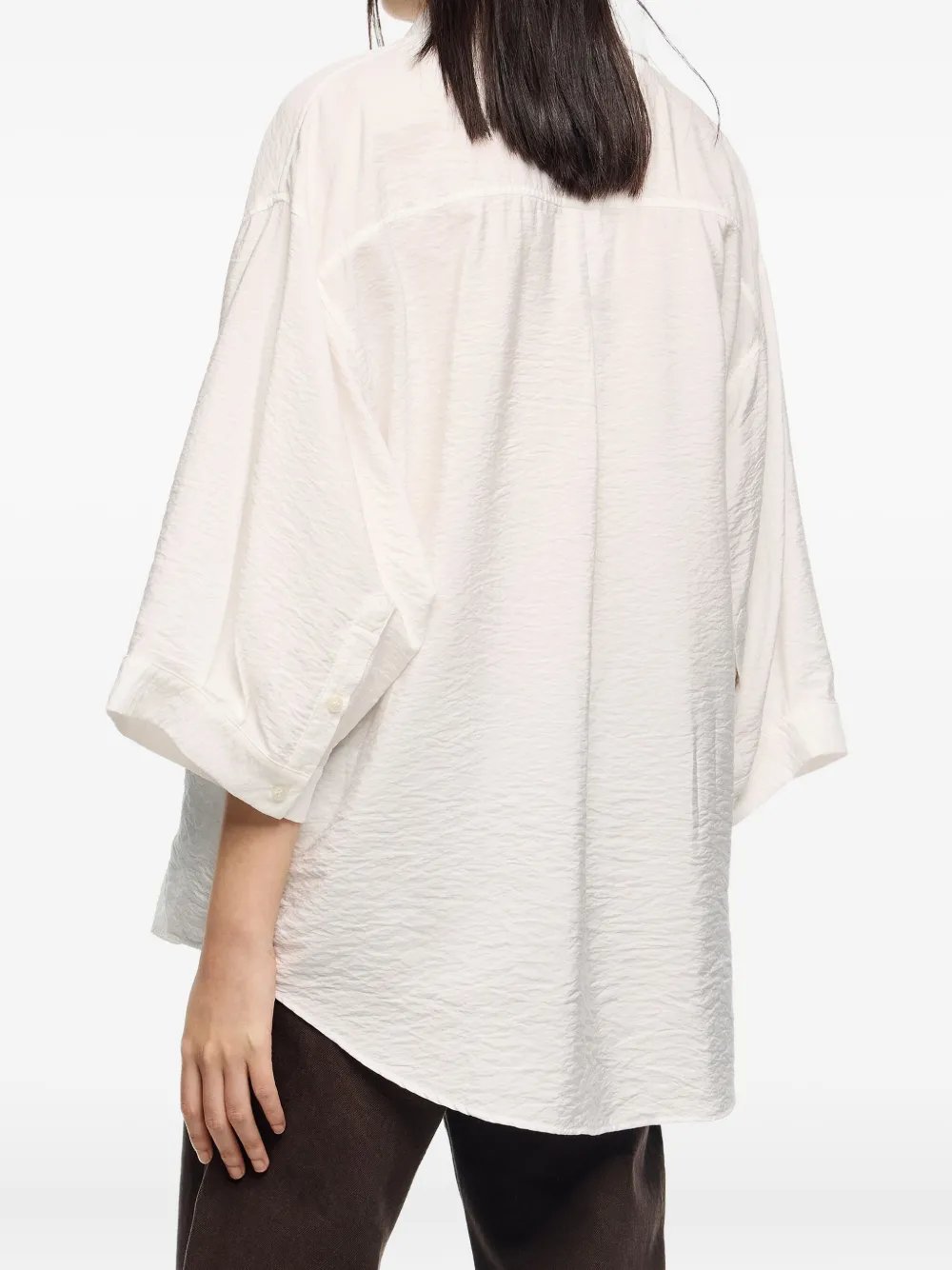 Bimba y Lola Blouse met getextureerde zak Wit