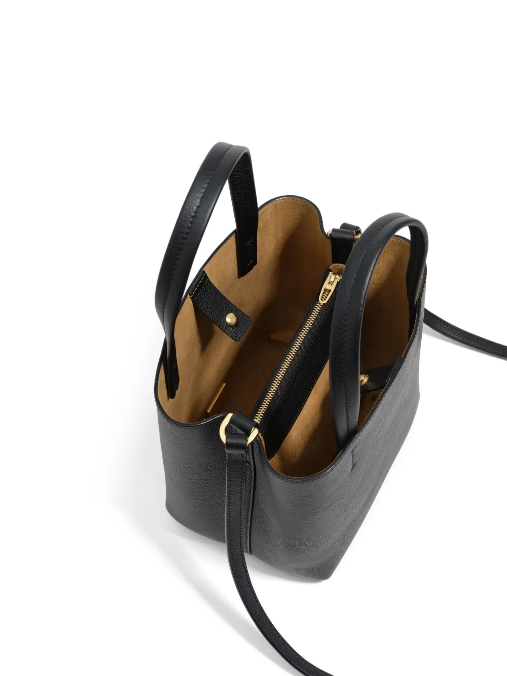 Bimba y Lola Leren boekentas met handgreep Zwart