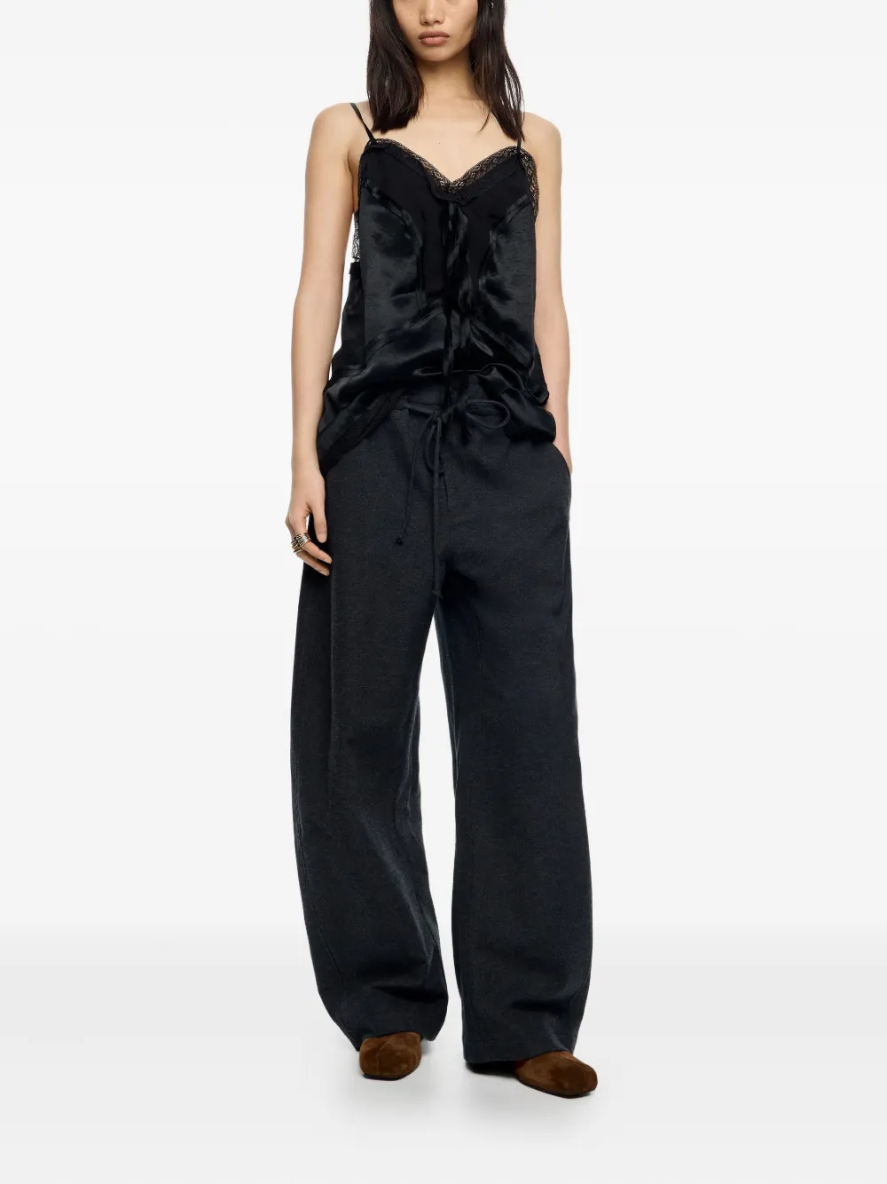 Bimba y Lola Broek met trekkoord - Grijs