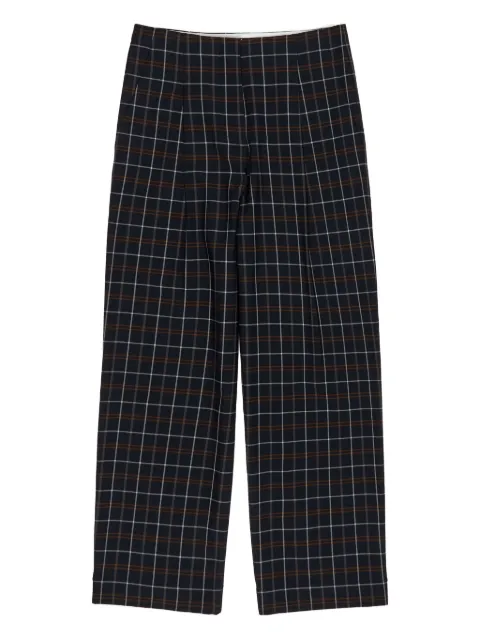 Bimba y Lola pantalones con pinzas y motivo de cuadros