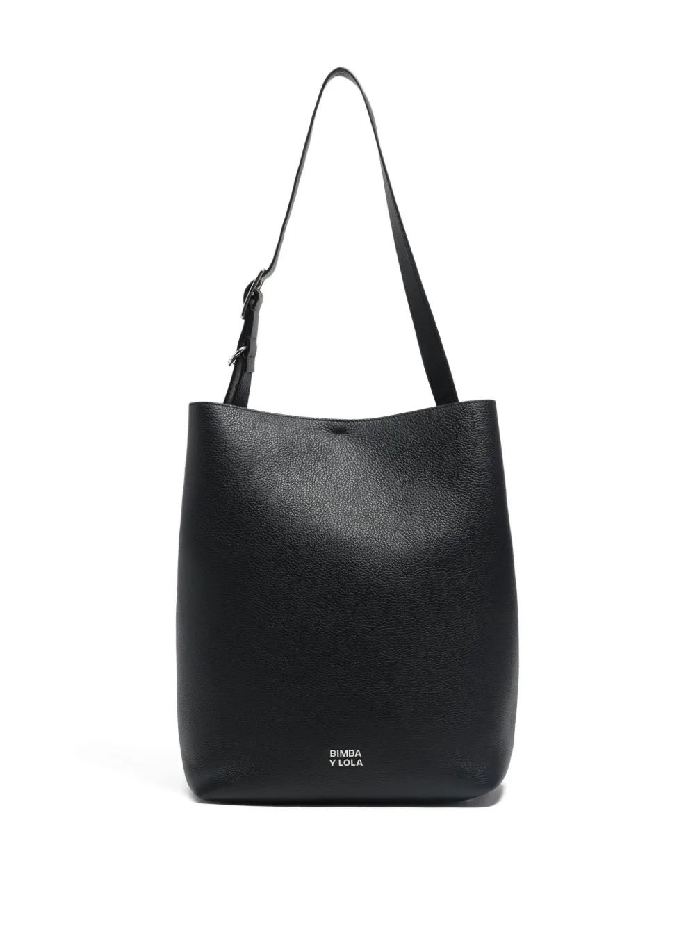 Bimba y Lola Carlino レザーショルダーバッグ L - ブラック Bimba y Lola Carlino レザーショルダーバッグ L - ブラック