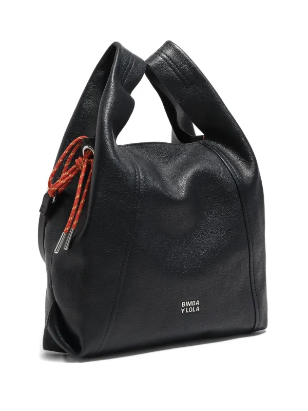 Bimba y Lola Bolso Shopper Paper Mediano De Piel Con Detalle De