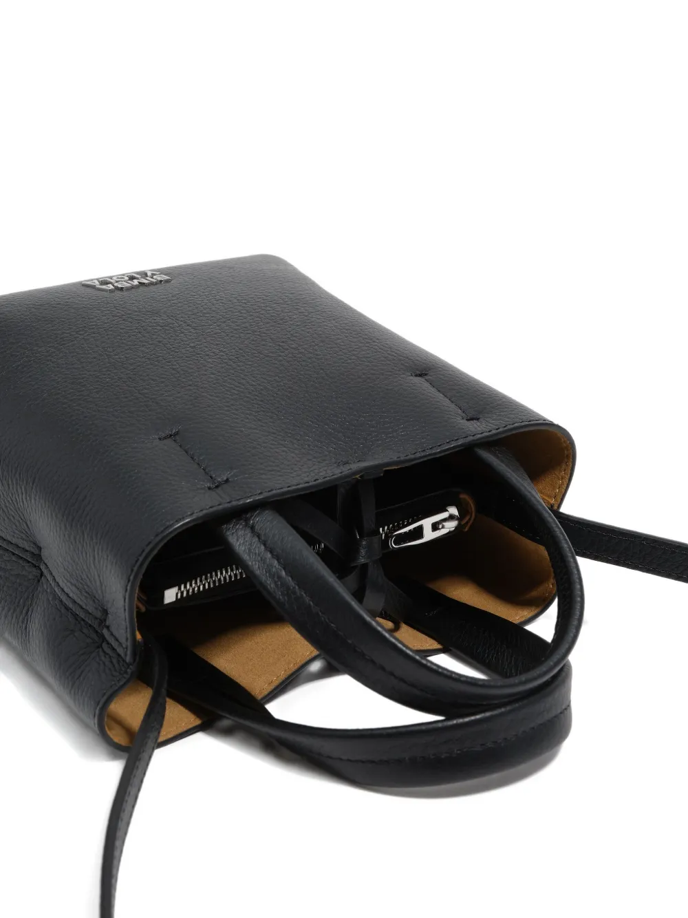 Bimba Y Lola Leather Tote Bag In Black