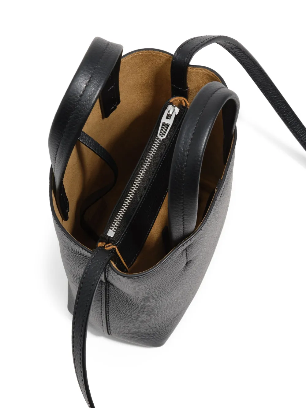 Bimba Y Lola Leather Tote Bag In Black