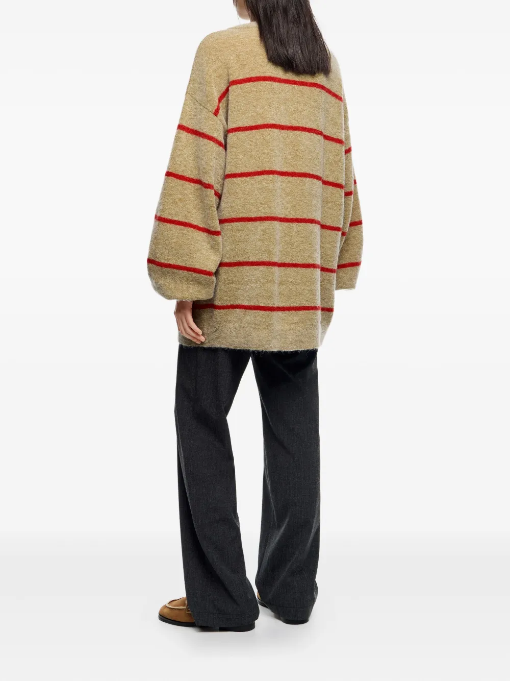 Bimba Y Lola Woven Trousers In Gray