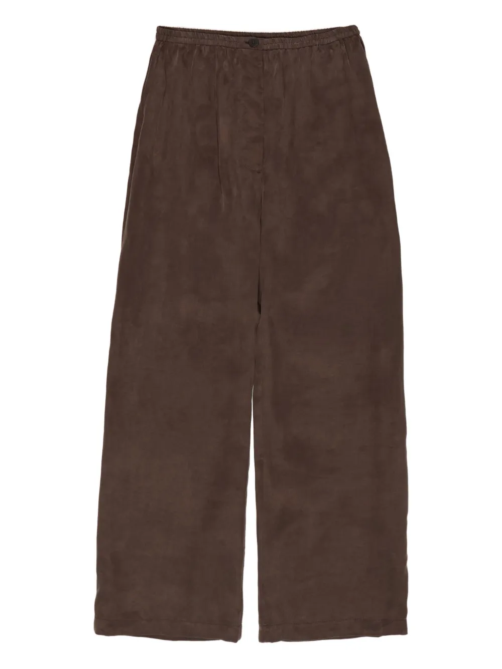 Bimba Y Lola Elasticated Waist Trousers In Brown