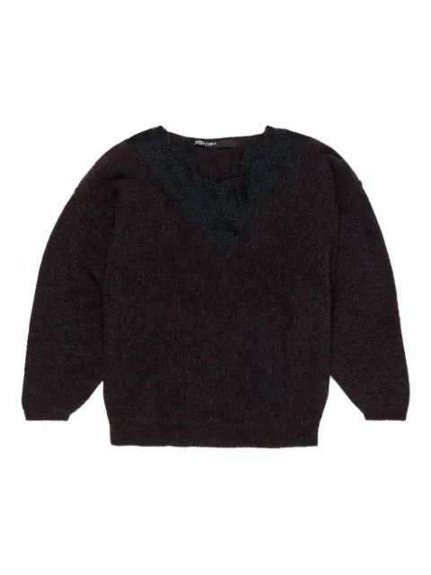 Bimba y Lola lace-insert sweater