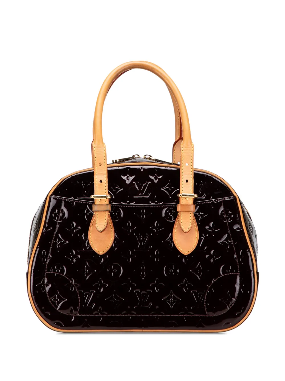 Louis Vuitton Pre-Owned 2000-2020 モノグラム ヴェルニ サミット ドライブ ハンドバッグ - パープル Louis Vuitton Pre-Owned 2000-2020 モノグラム ヴェルニ サミット ドライブ ハンドバッグ - パープル