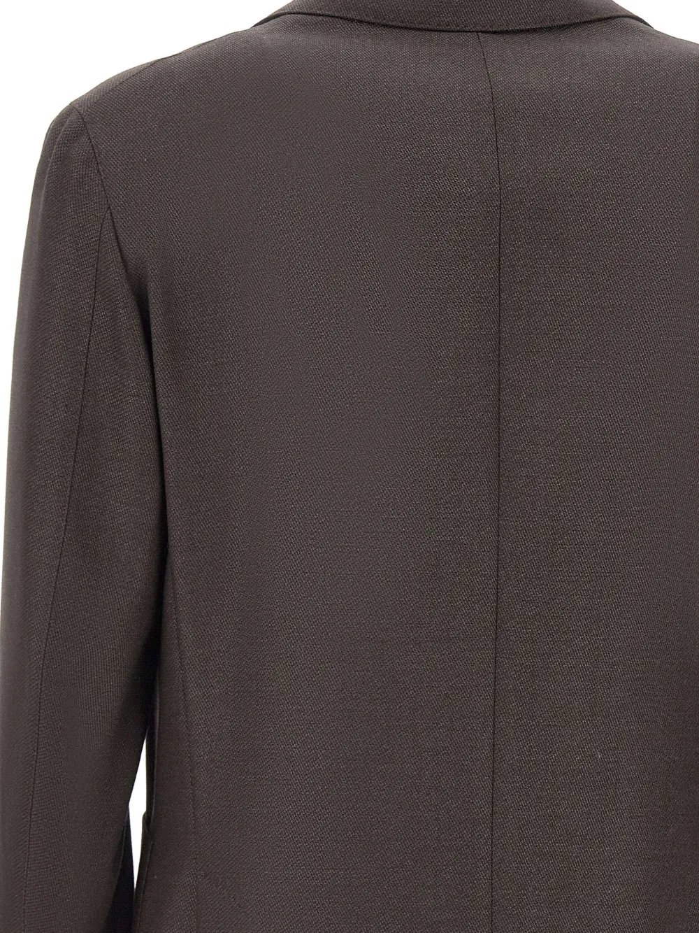 Corneliani Textured Narrow-lapels Blazer In Brown