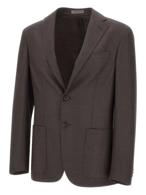 Corneliani textured narrow-lapels blazer