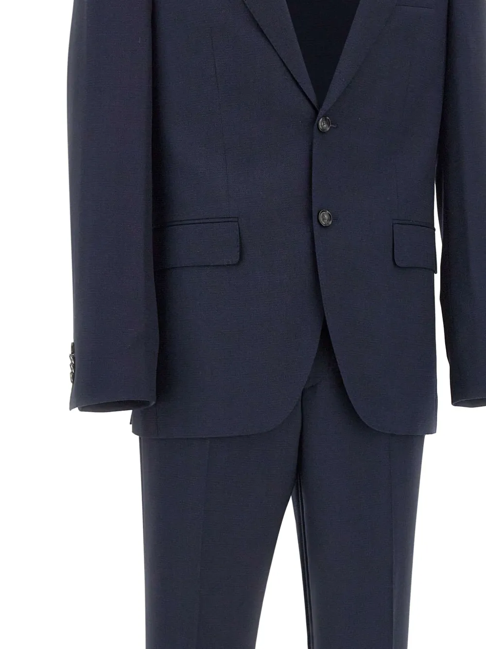 Hugo Boss Two-button Suit In Blue