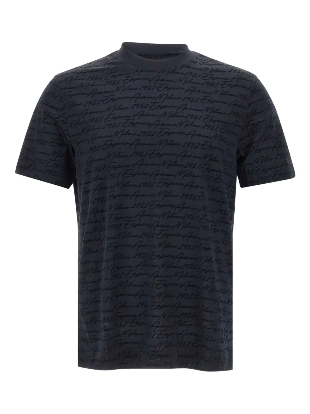Emporio Armani logo T-shirt | Blue | Image 1