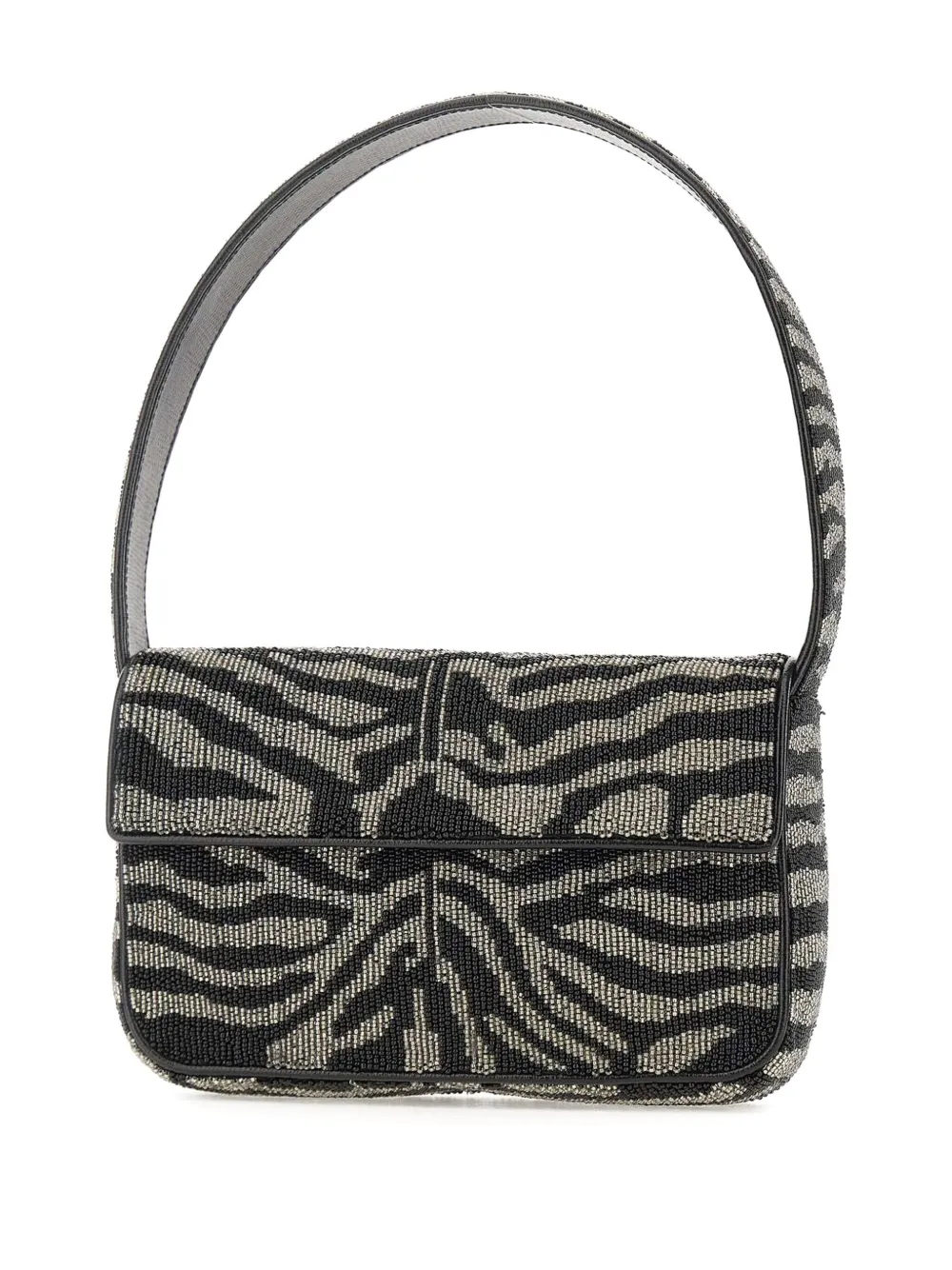 STAUD Tommy beaded shoulder bag - Zwart