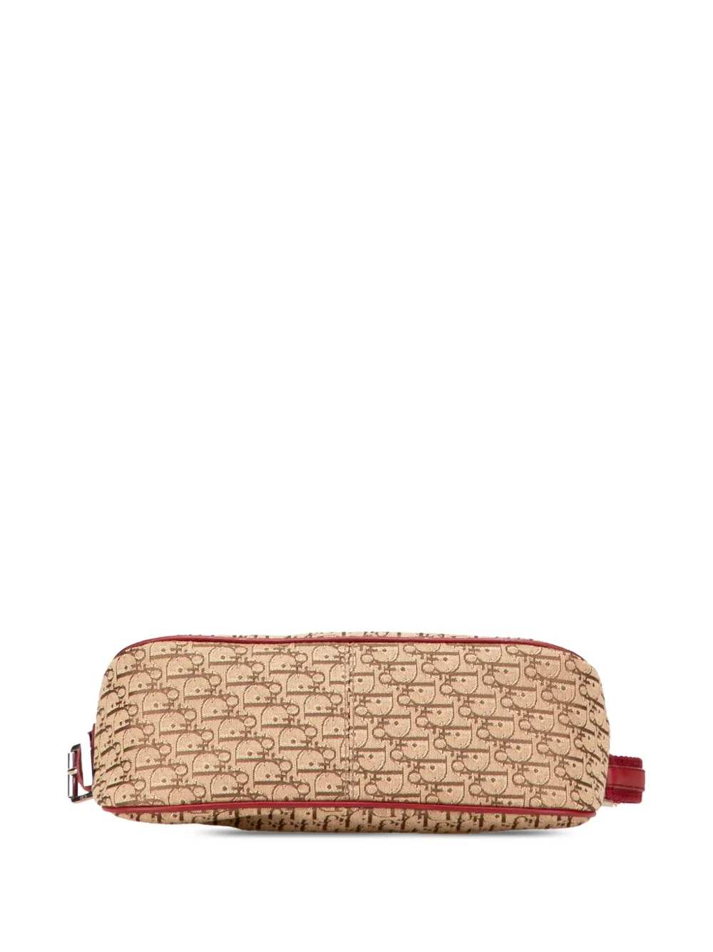 Pre-owned Dior 2005 Issimo Trotter Canvas Street Chic Shoulder Bag In Brown