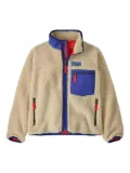 Patagonia Kids fleece zip-up jacket - Neutrals