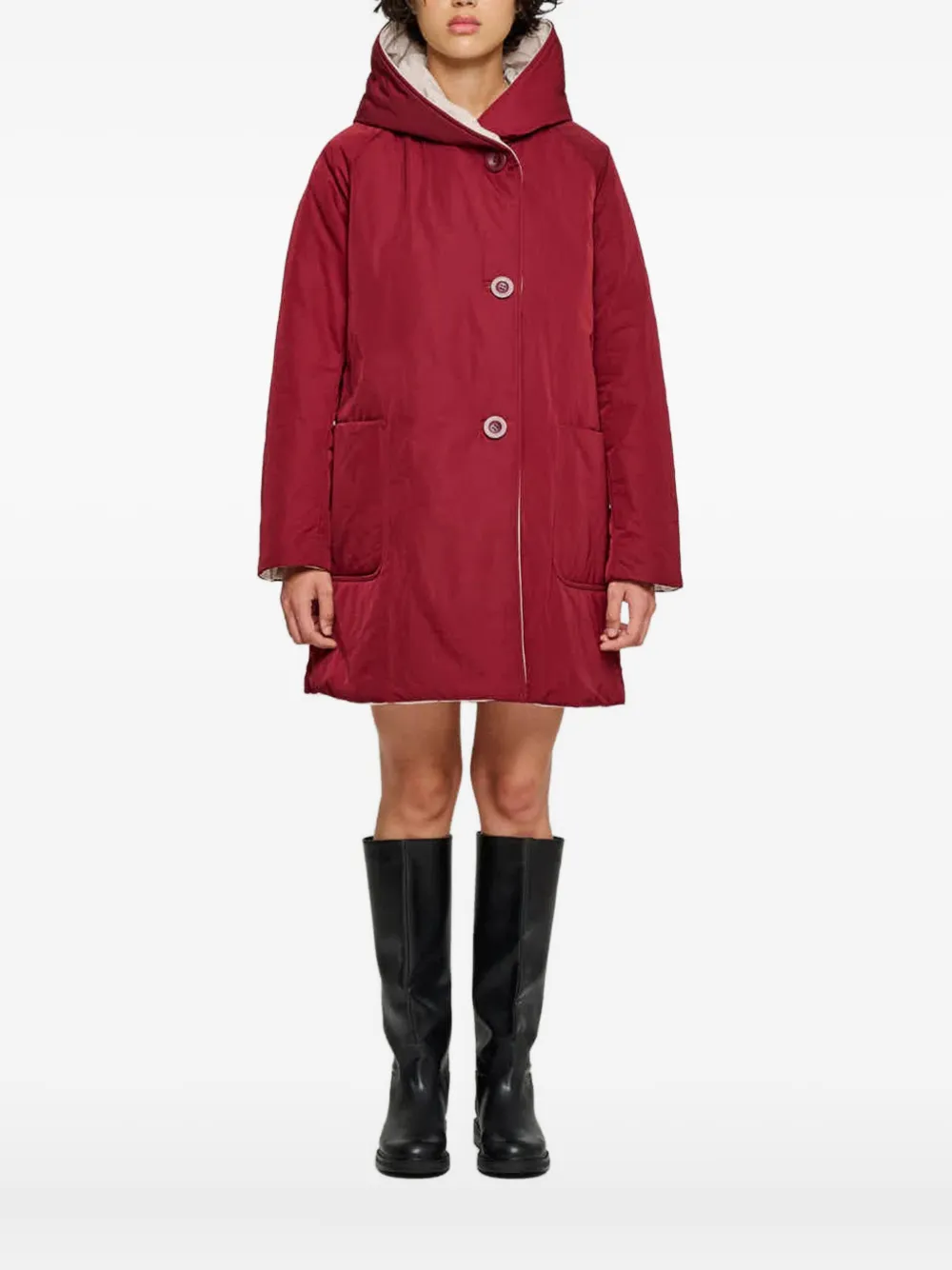 OOF WEAR chamarra con botones | rojo | Image 1