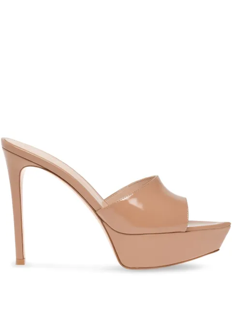 Gianvito Rossi 100mm Dasha platform pointed-toe sandals