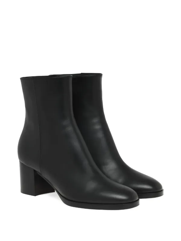 Gianvito Rossi Santiago Leather zip-fastening Boots | Black | FARFETCH