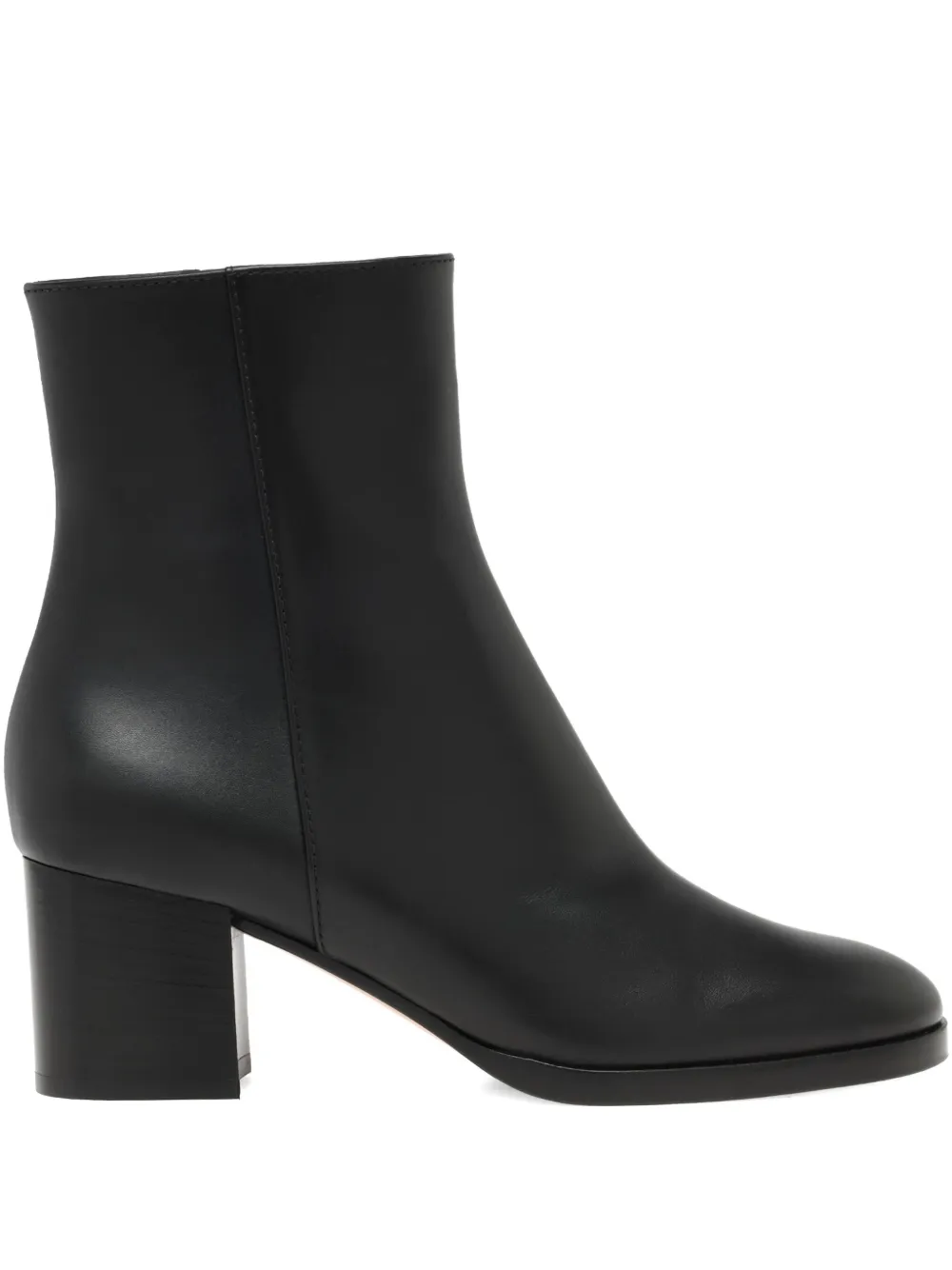 Gianvito Rossi Santiago leather zip-fastening boots | Black | Image 1