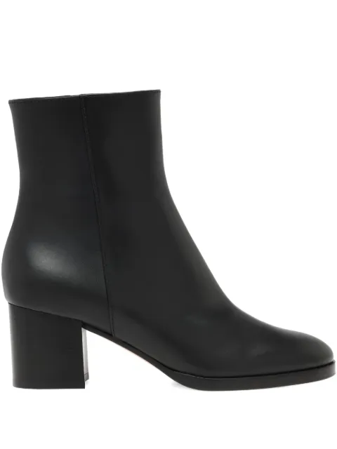 Gianvito Rossi Santiago leather zip-fastening boots