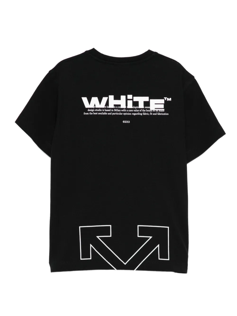 Off-White Kids OBAA002F25JER002 1001 BLACK WHITE | Boys T-Shirts | Image 2