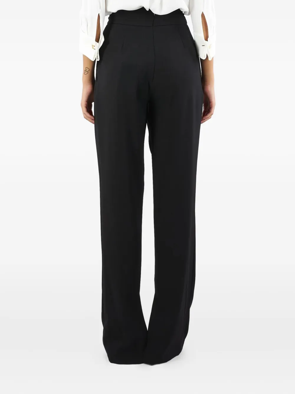 Elisabetta Franchi drawstring split-ankle trousers | Straight-Leg Pants | Image 2