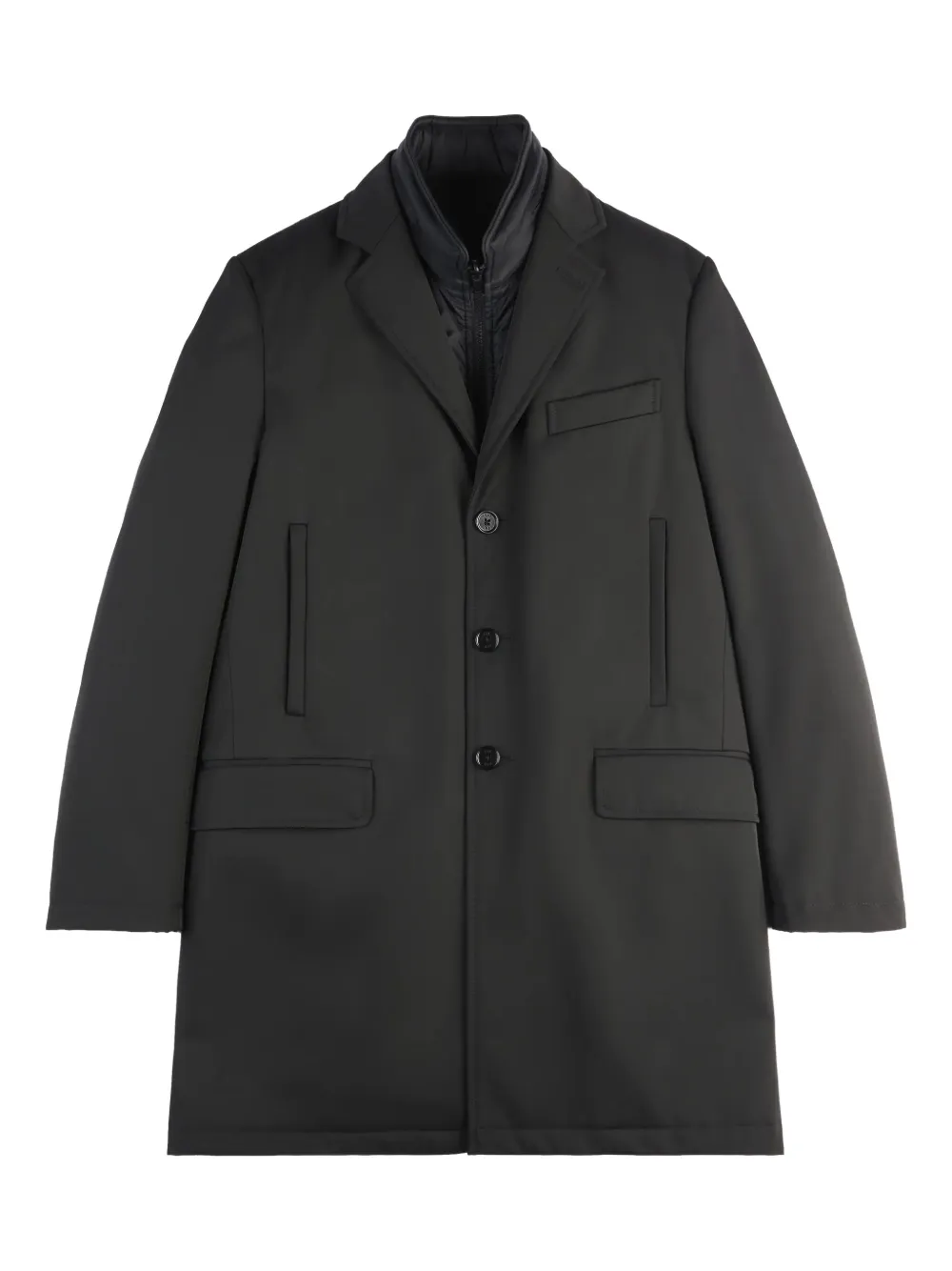 Fay three-button single-breasted coat | Image 1