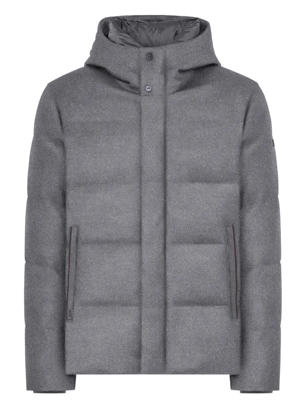 Duno Winsor hooded puffer jacket | Grey | Image 1